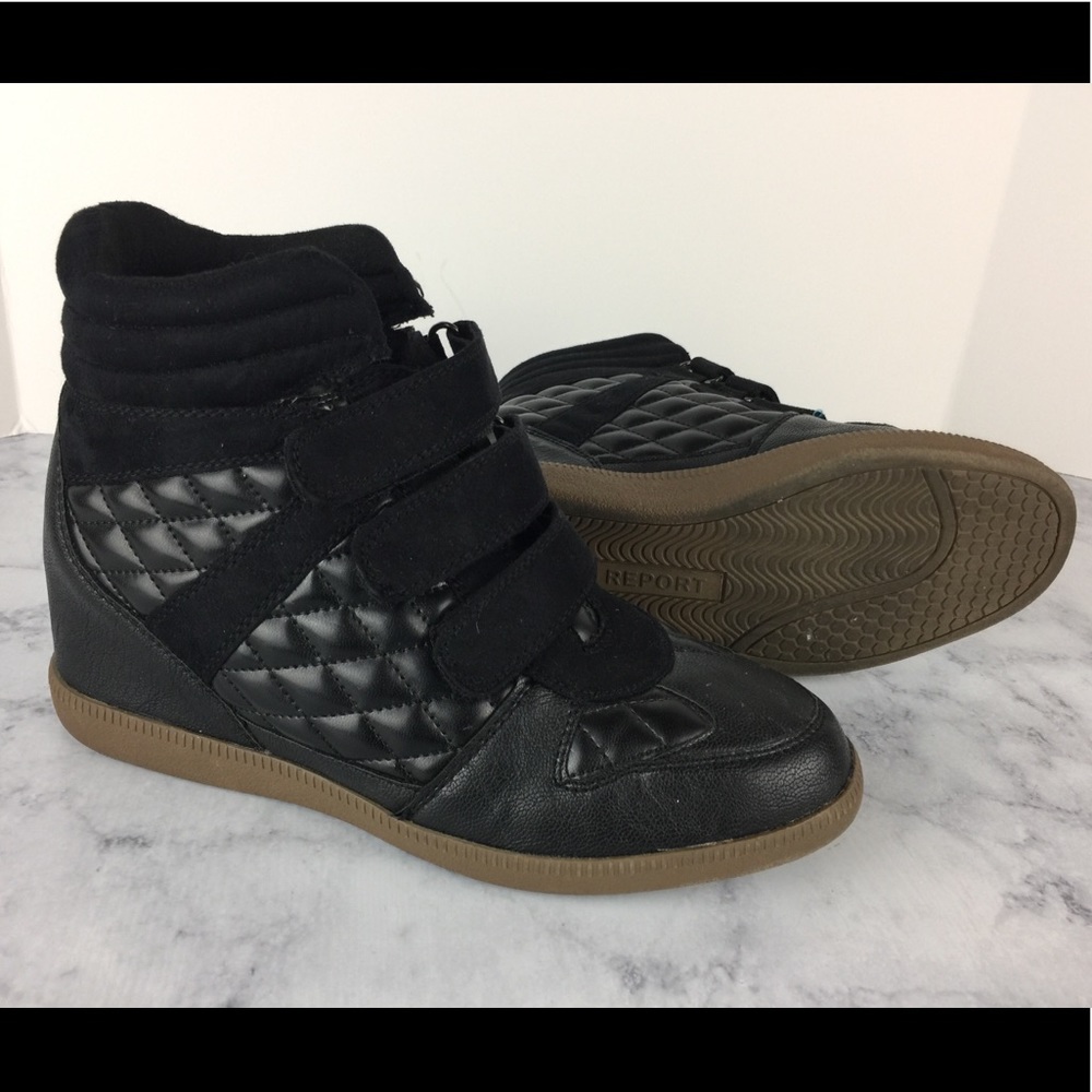 Report Leif High Heel High Top Sneakers Size 7.5
